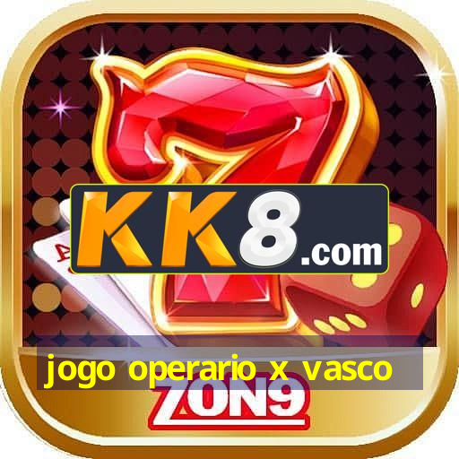 jogo operario x vasco