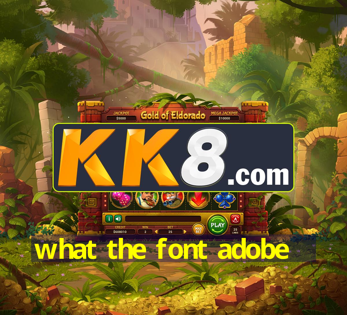 what the font adobe