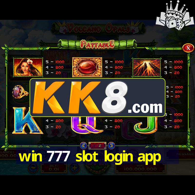 win 777 slot login app